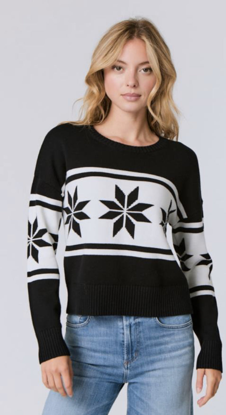 Snowflake Clothes Snowflake Crew - Black – Spinout