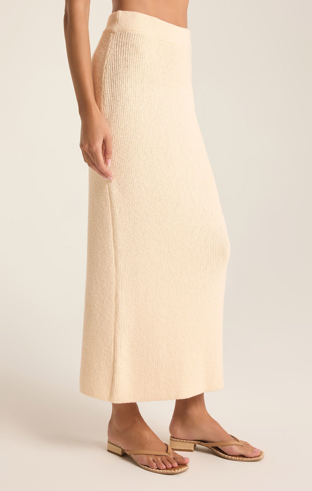 Z SUPPLY - Avni Sweater Skirt - Oat Milk