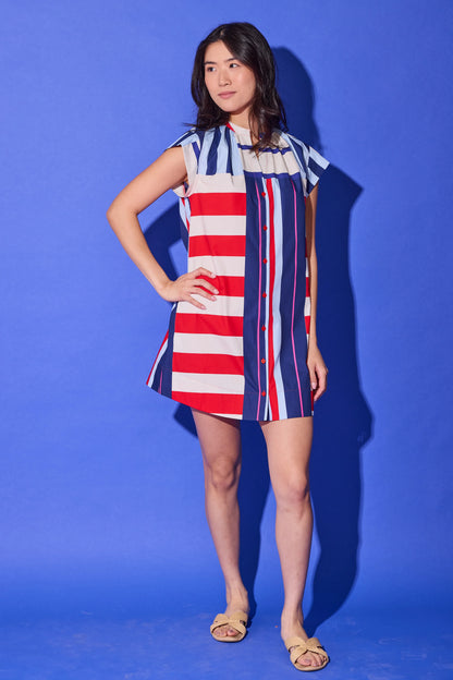 Tucker Dress - Maritime Stripe