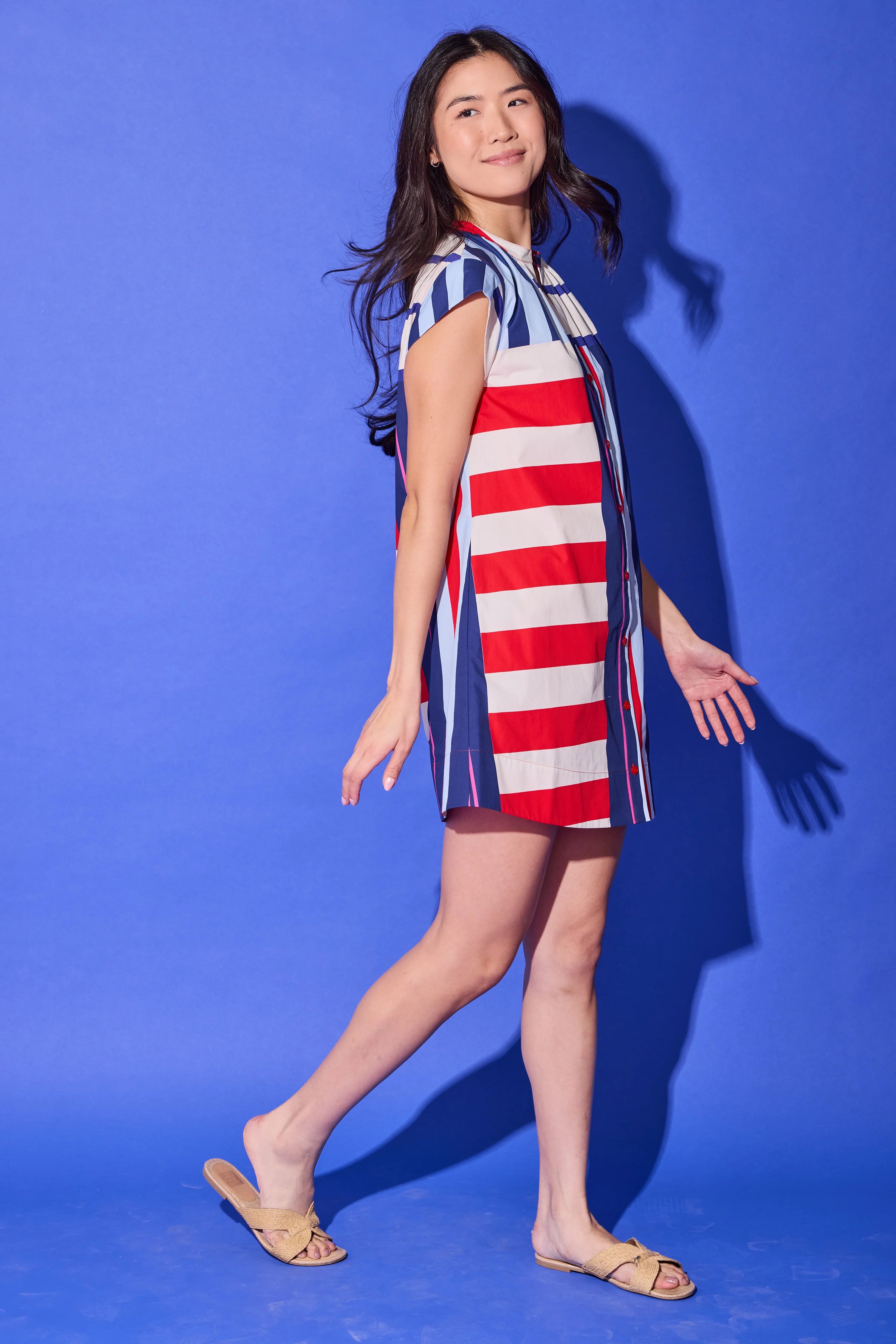 Tucker Dress - Maritime Stripe