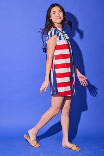Tucker Dress - Maritime Stripe