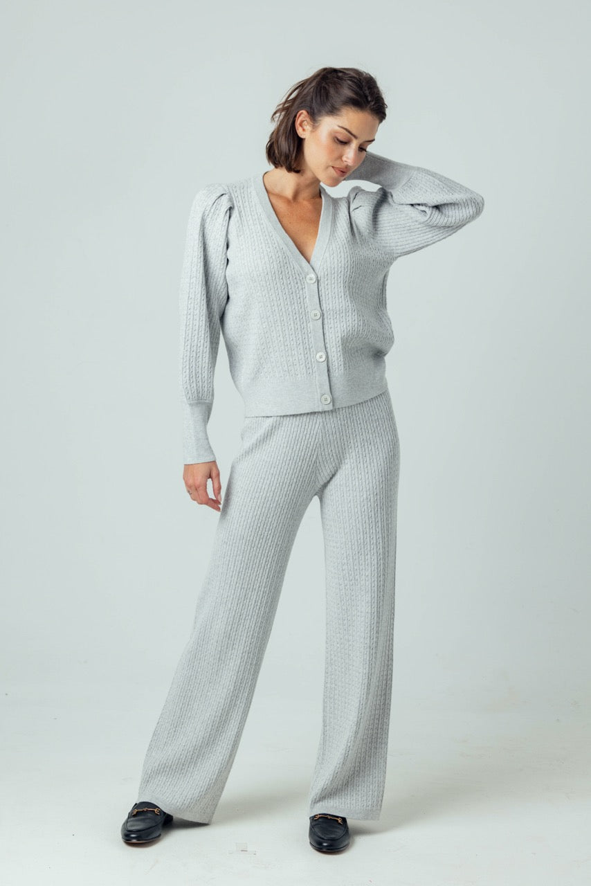 Lavinia Cardigan - Ice Heather Grey