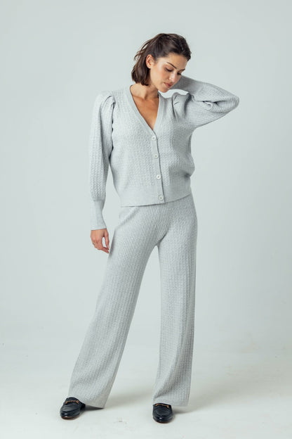 Lavinia Cardigan - Ice Heather Grey