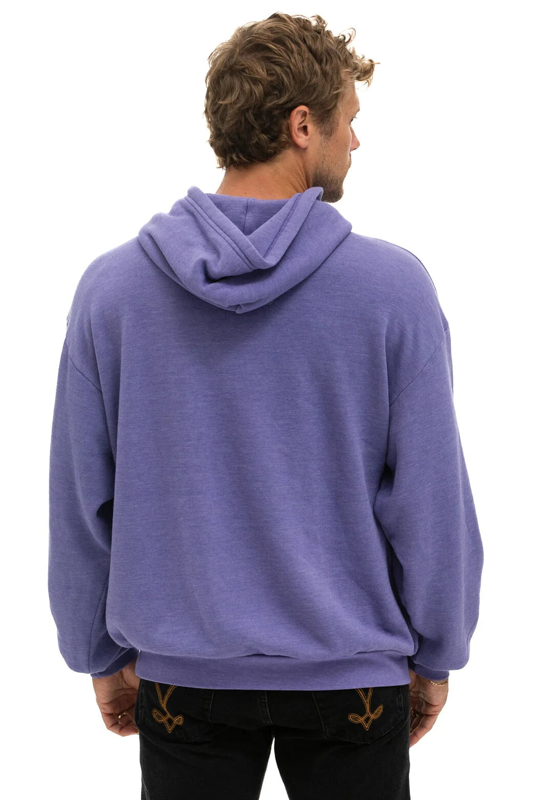 Aviator Nation - Logo Pullover Relaxed Hoodie - Lavender