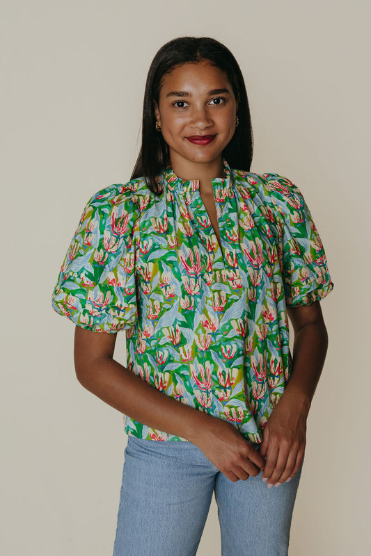 Alix Blouse - Champ de Fleurs