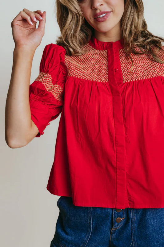 LaRoque - Sutton Top - Red