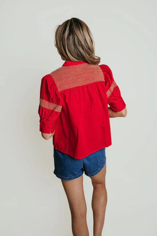 LaRoque - Sutton Top - Red