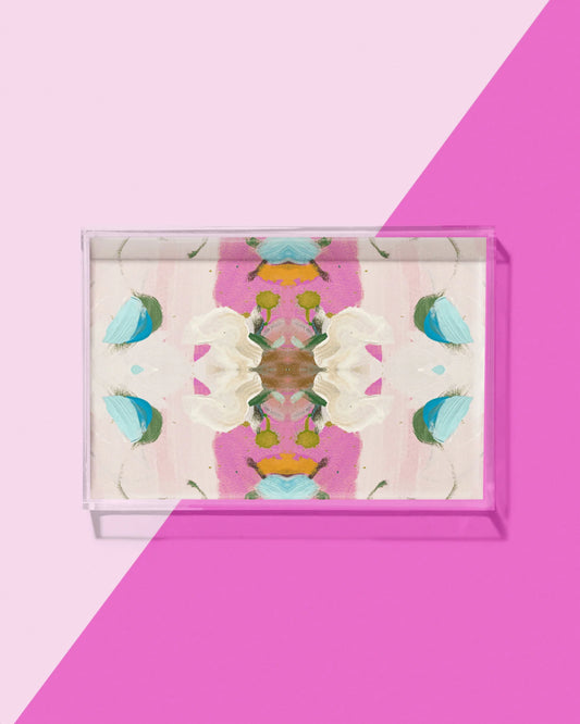 MONETS GARDEN PINK | LAURA PARK X TART SMALL TRAY