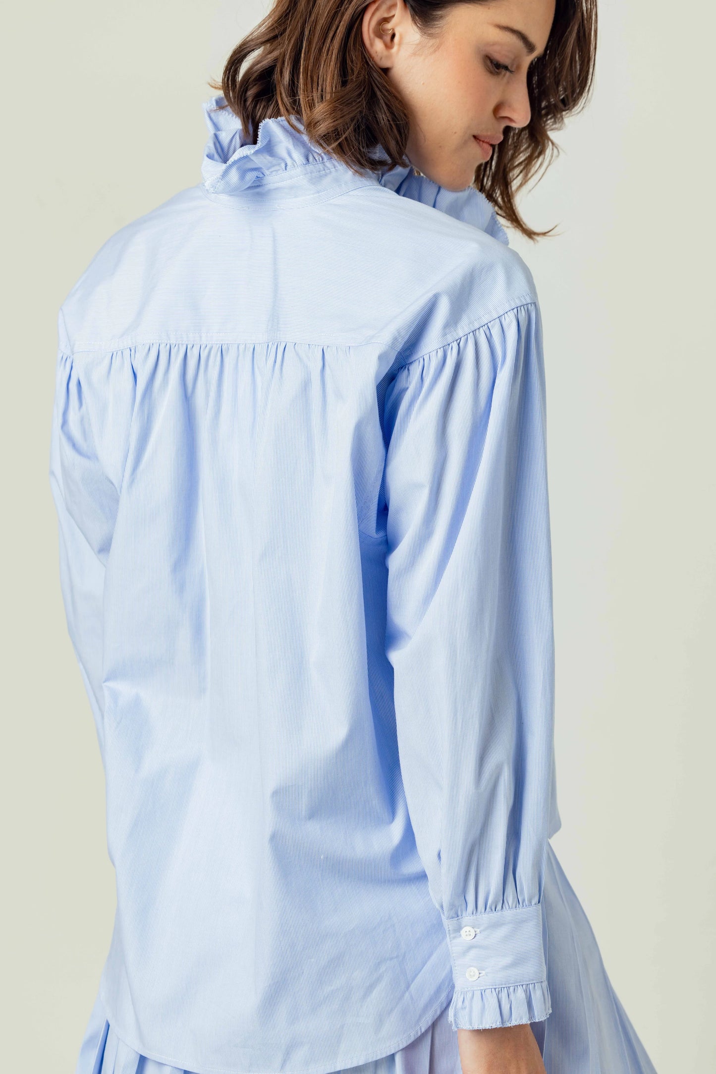 Opal Shirt - Della Blue Stripe