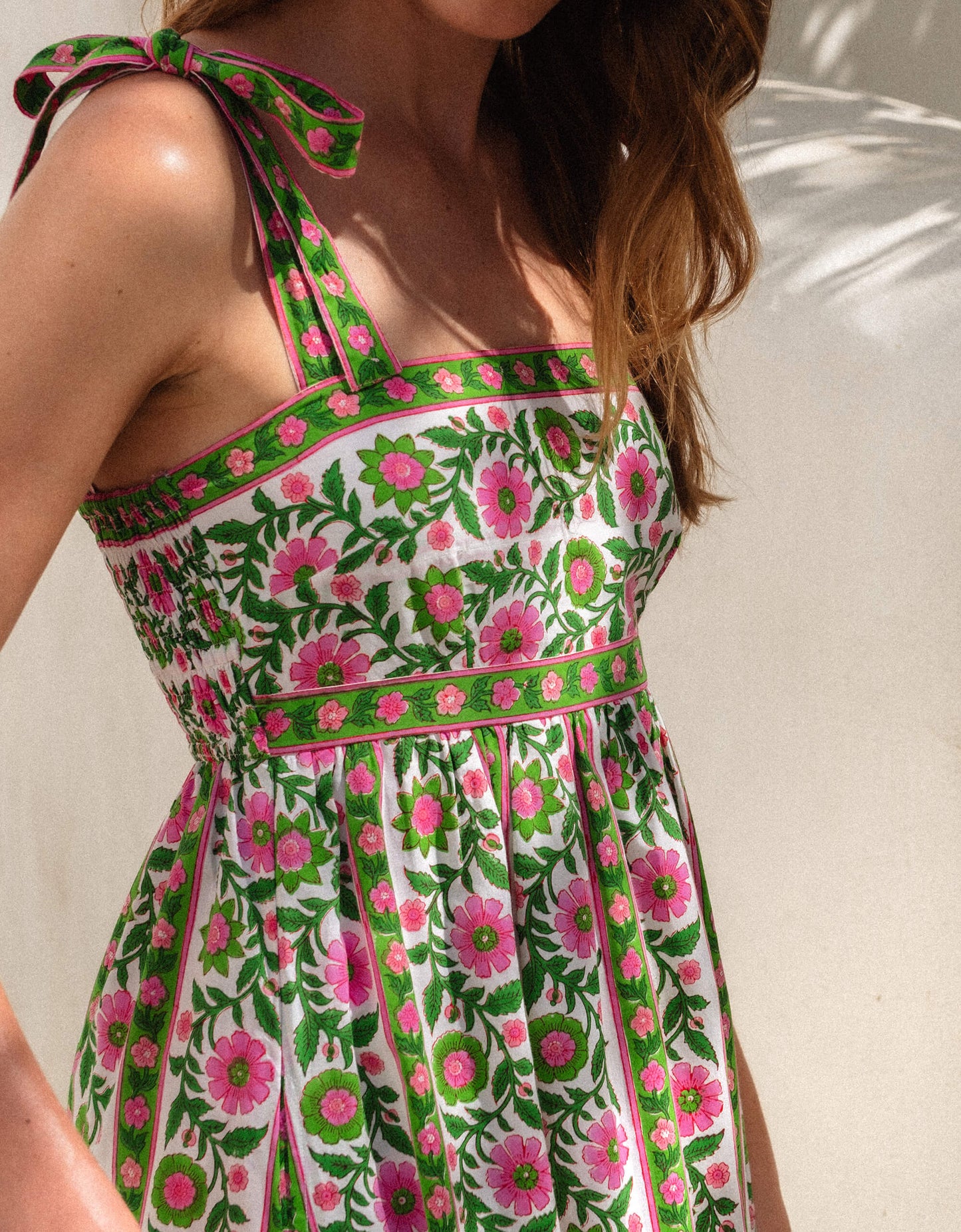 Emerald Border Mykonos Dress