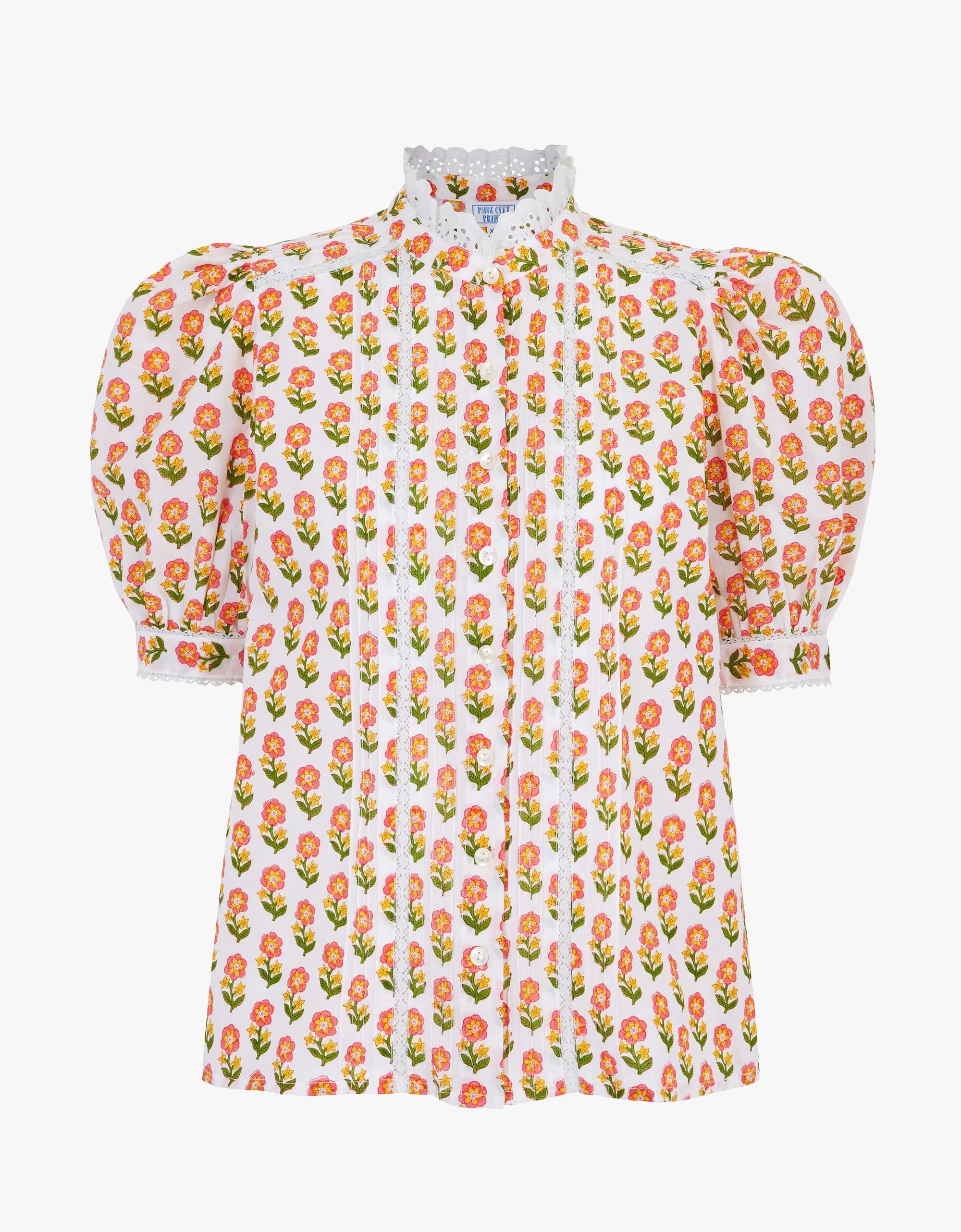 Pink Floret Vera Blouse