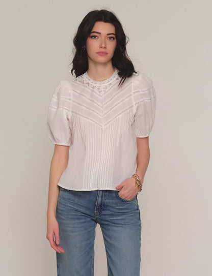 Nola Top - Ivory