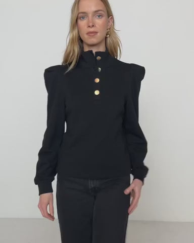 Jessie Sweatshirt - Jet Black
