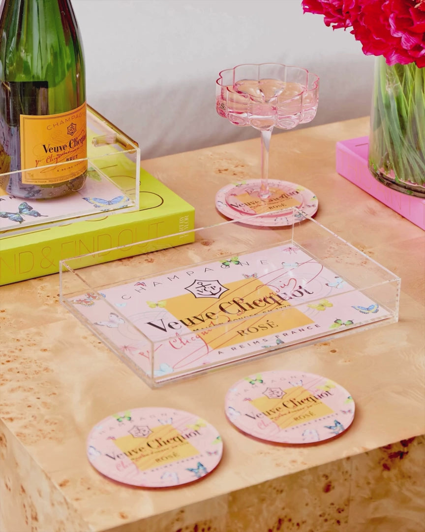 Rose Butterfly Coaster