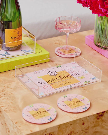 Rose Butterfly Coaster