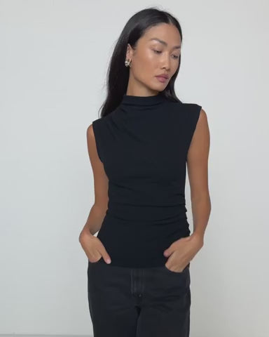 Arielle Top - Jet Black