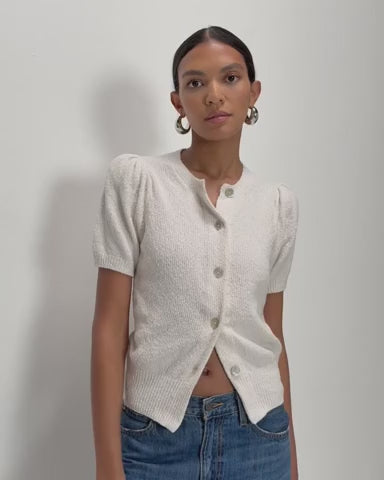 Anne Marie Cardigan - Porcelain