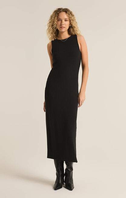 Z SUPPLY - Raewyn Rib Dress - Black