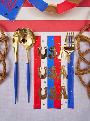 Modern Patriotic Guest Towels (20 Ct)
