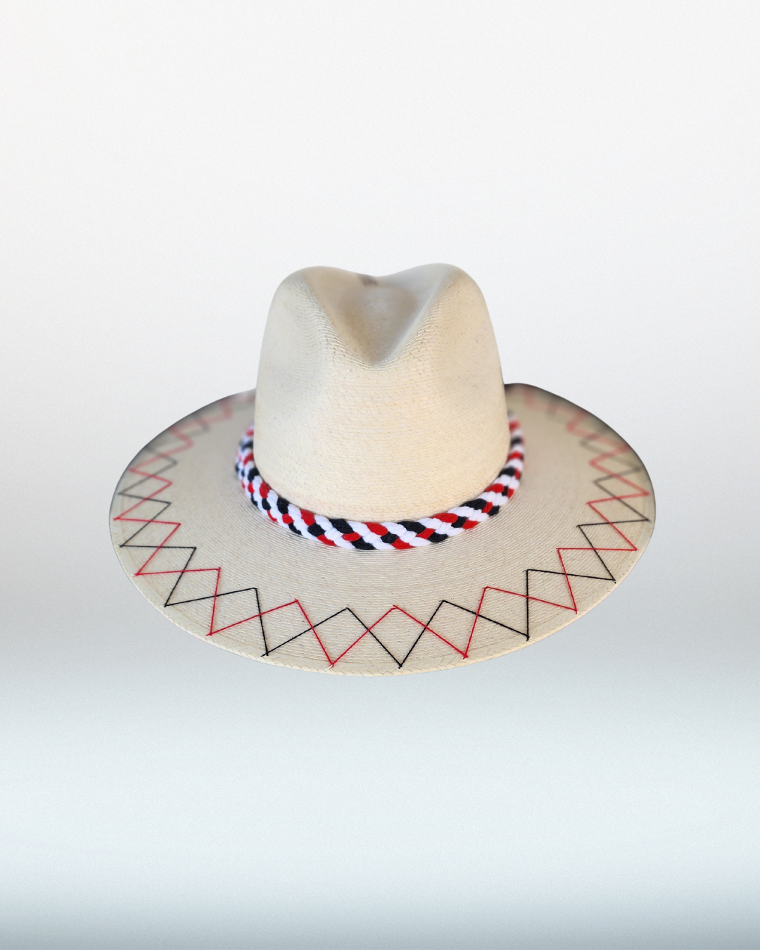 Texas Tech + Double Zig Zag Brim Palm Hat