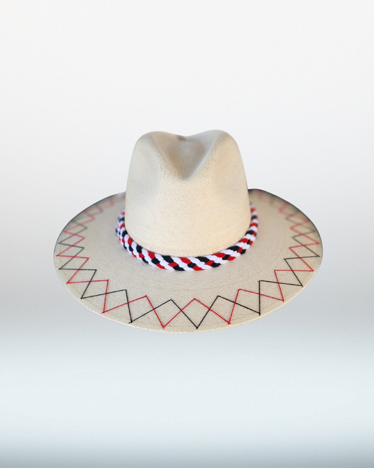 Texas Tech + Double Zig Zag Brim Palm Hat