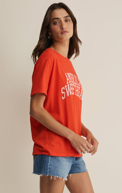 Sweetheart Boyfriend Tee - Lychee