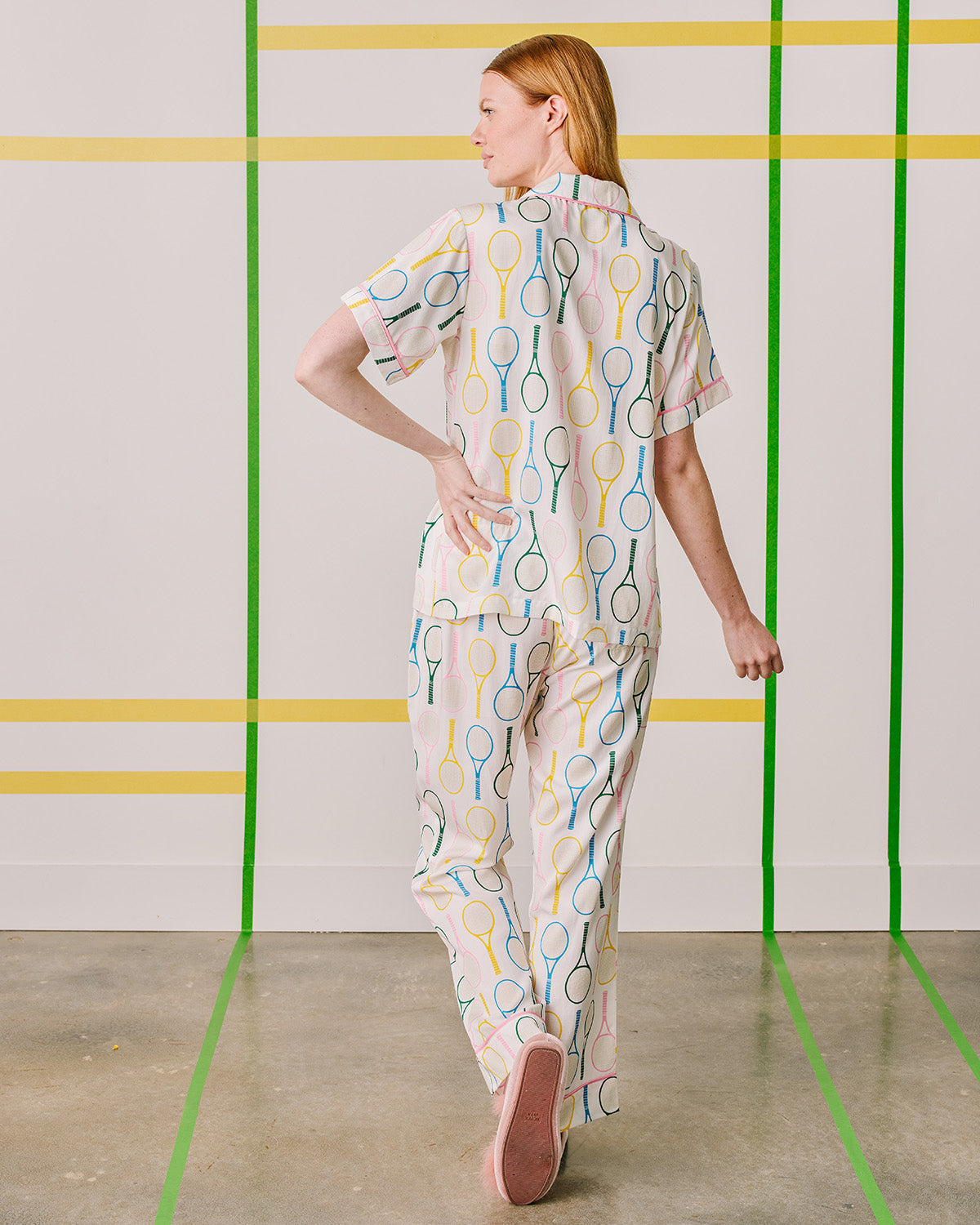 Tennis Time Pajama Pants Set - Multi