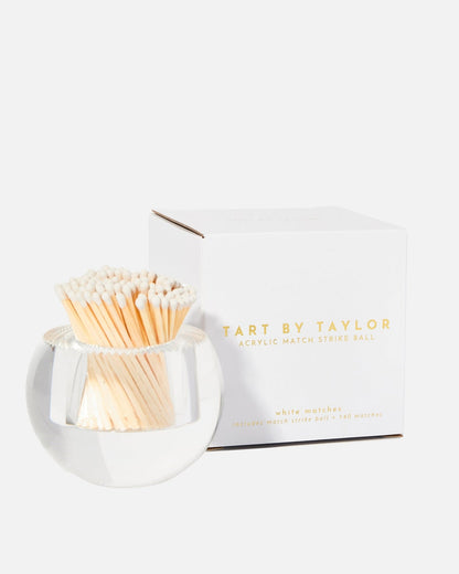 Round Match Striker | White Matches