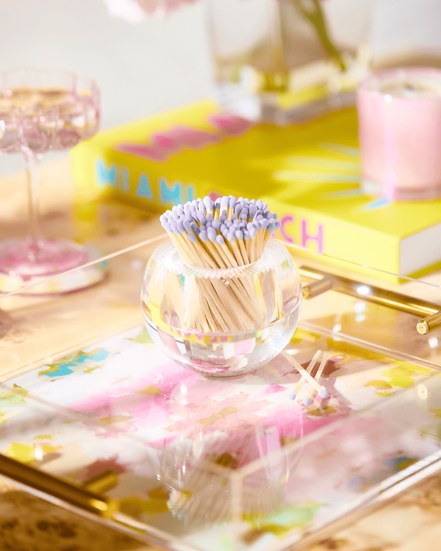 Round Match Striker | Lavender Matches