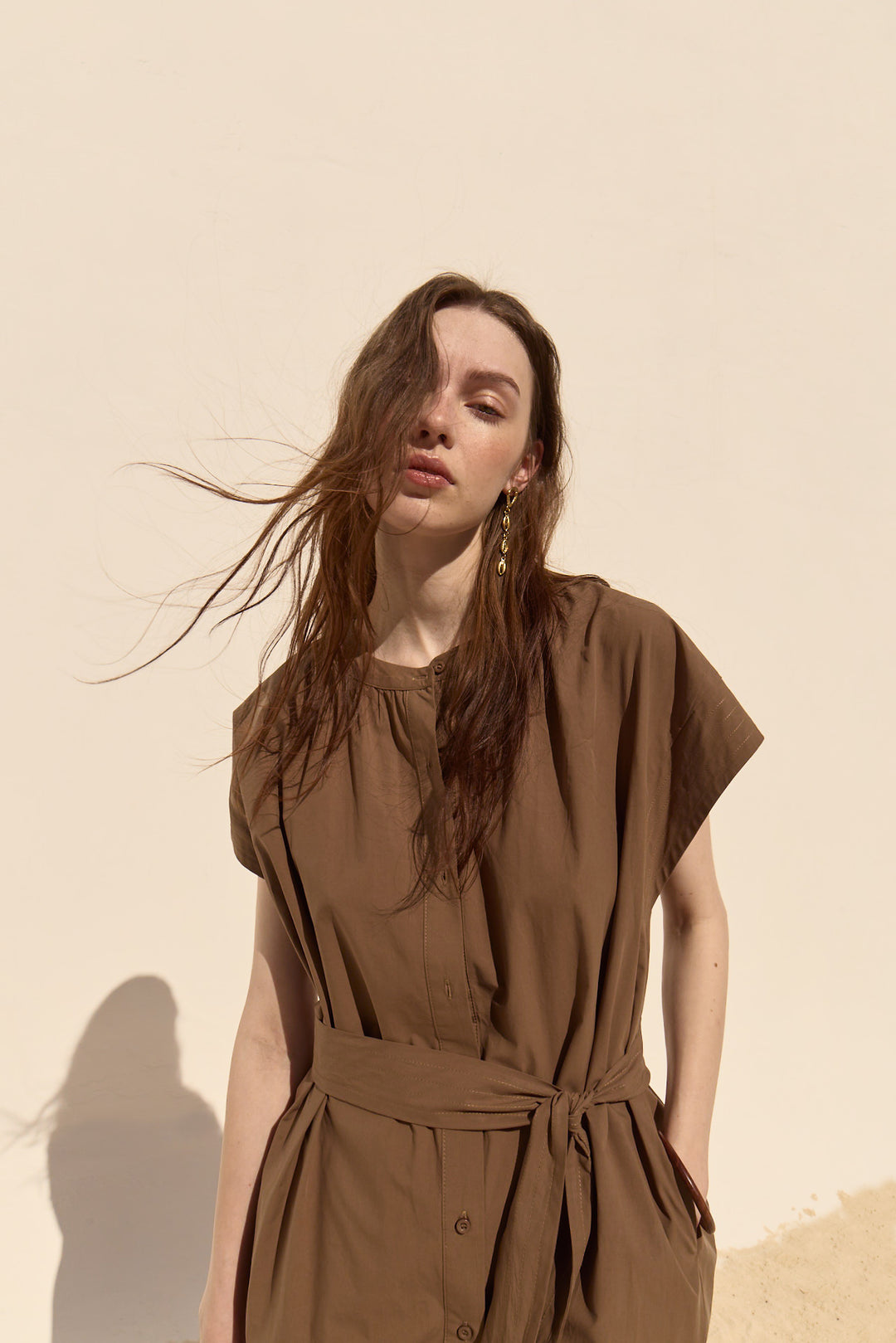 Cancela Dress - Pecan