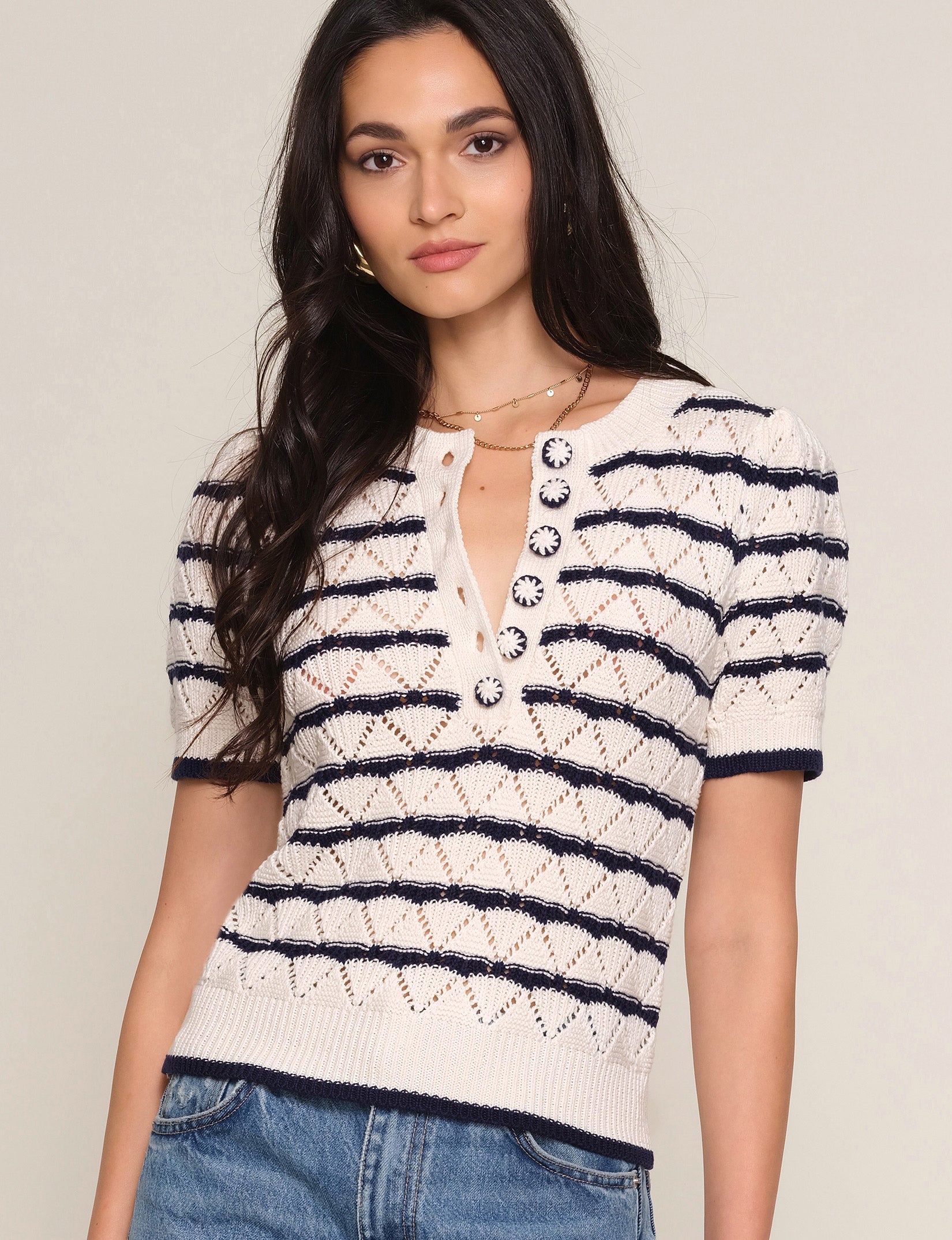 Verano Top - Eggshell - Spinout