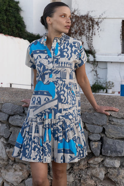 Oliphant - Cap Sleeve Mini - Roma Blue