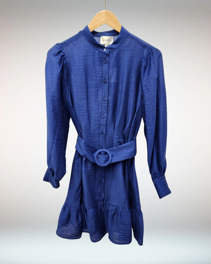 Elizabeth Mini Dress - Deep Blue