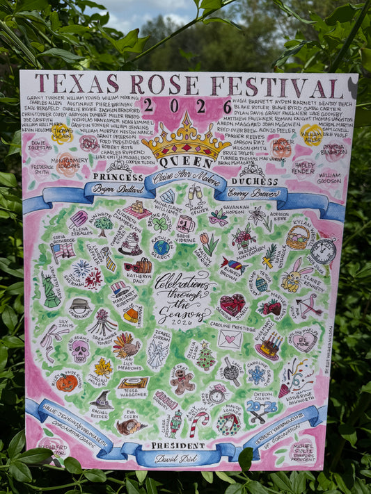 2026 Texas Rose Festival Print