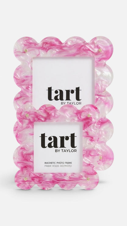 Pink Marble Mini Acrylic Picture Frame