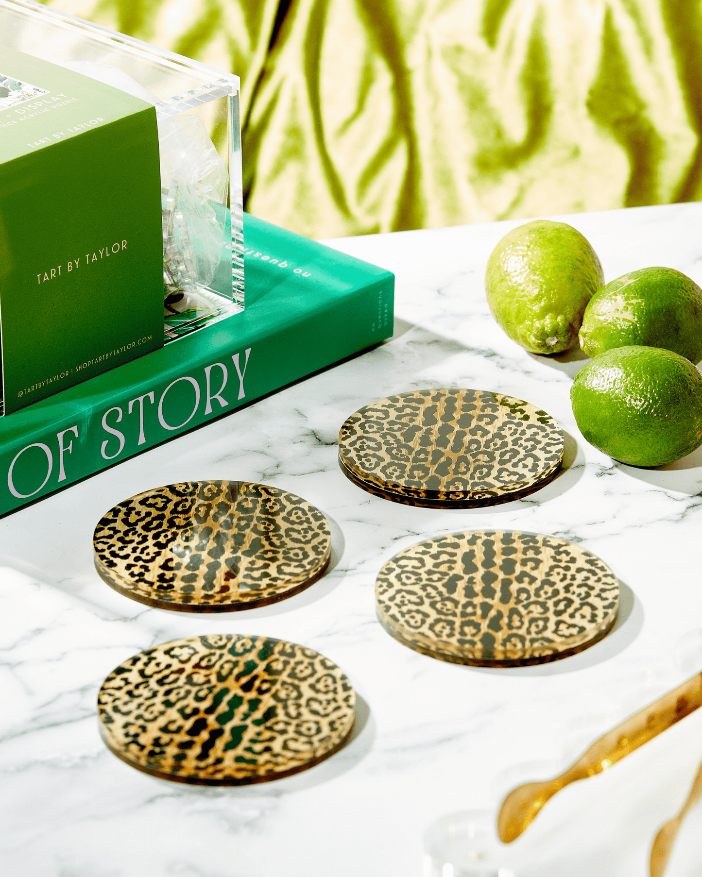 LEOPARD PRINT COASTER