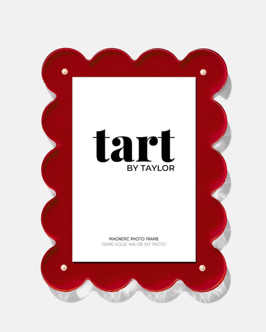 RED ACRYLIC PICTURE FRAME