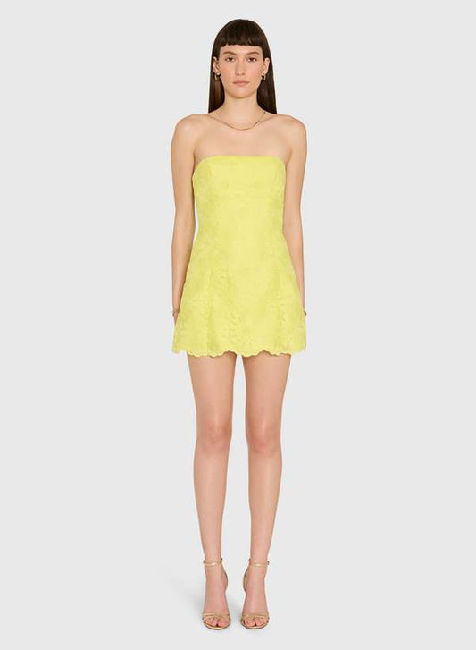 Daisy Skort Romper - Lime