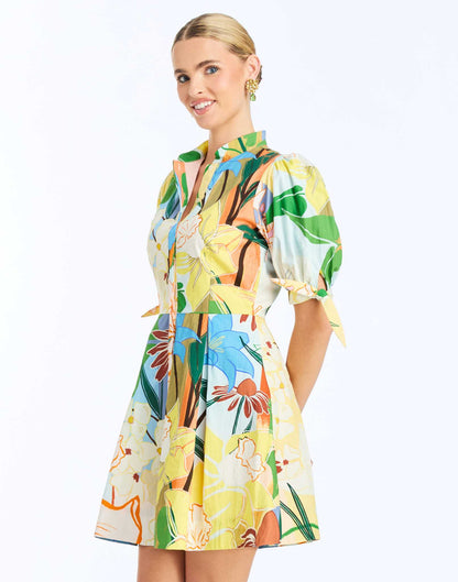 Brooklyn Mini Dress - Primrose Florals - Spinout