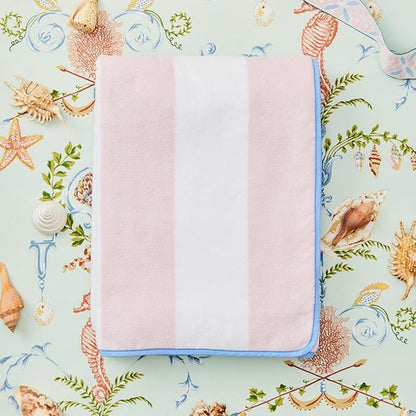 Beach Towel - Pink Stripe
