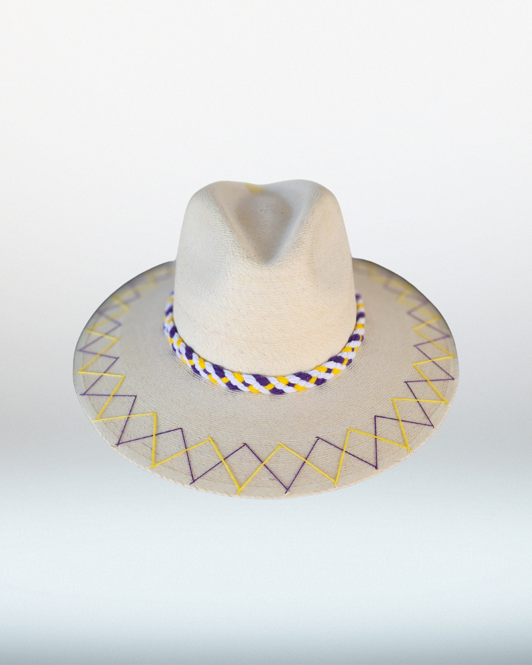 LSU + Double Zig Zag Brim Palm Hat