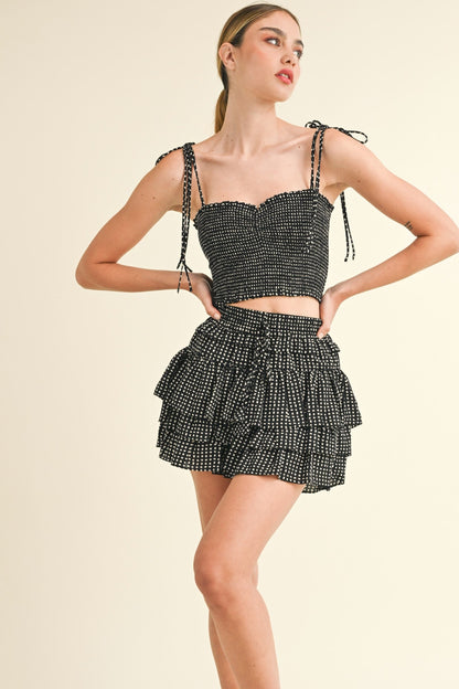 Charlie Top - Black/White