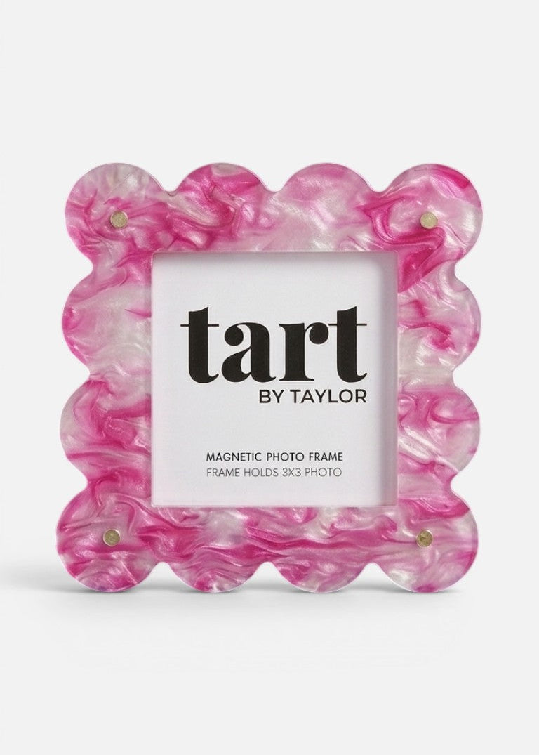 Pink Marble Mini Acrylic Picture Frame