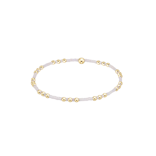 Hope Joy Bracelet - Silky White