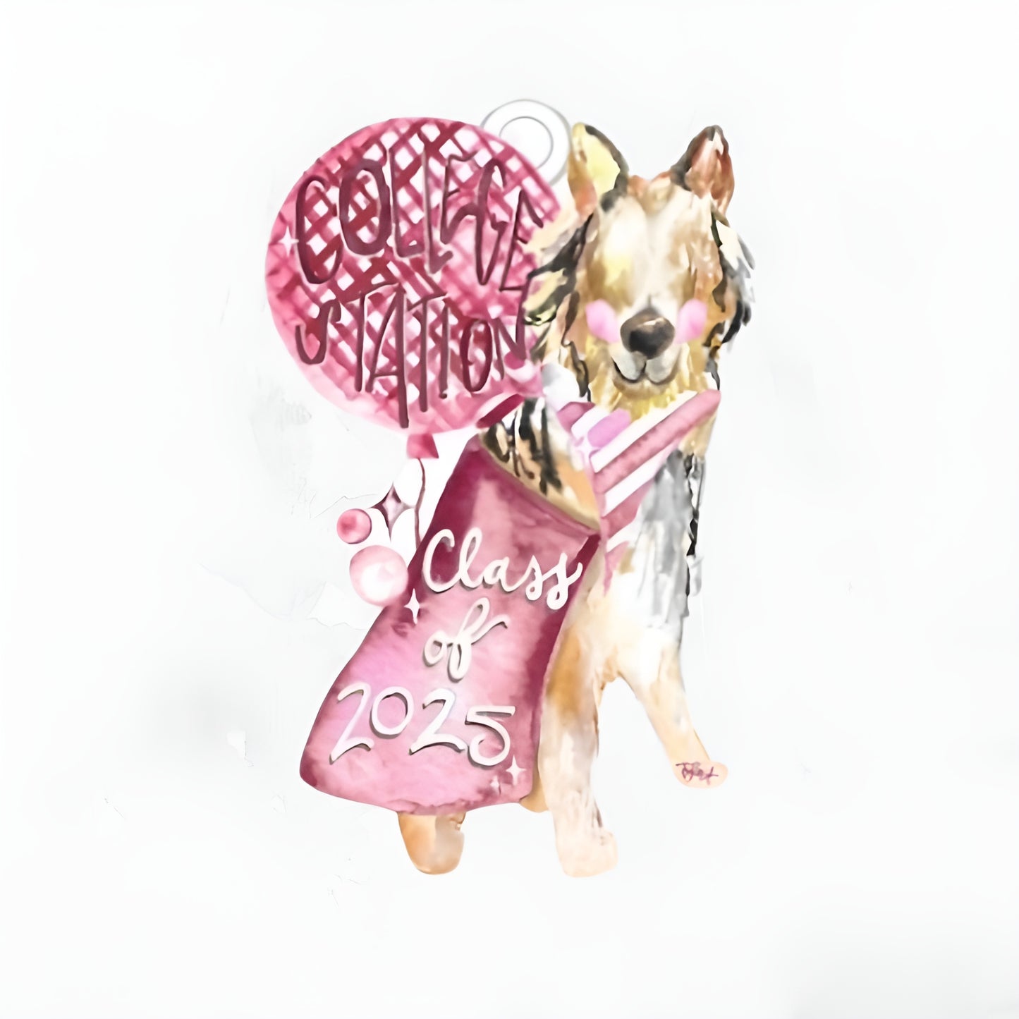 Taylor A. Designs - College Station Acrylic Ornament