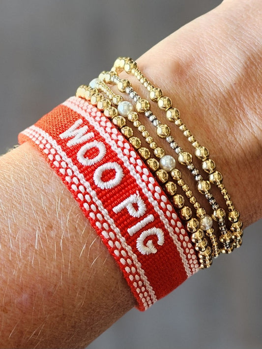 Woo Pig Red Bracelet