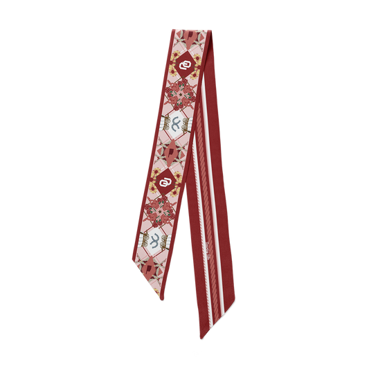 Saturday Silks - All-Star Skinny Scarf - Oklahoma