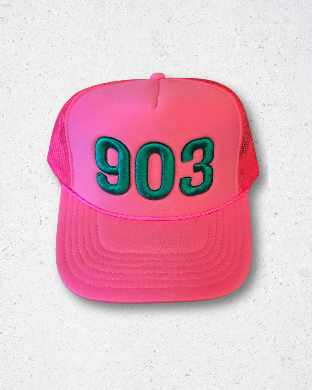 903 Trucker Hat - Pink & Green