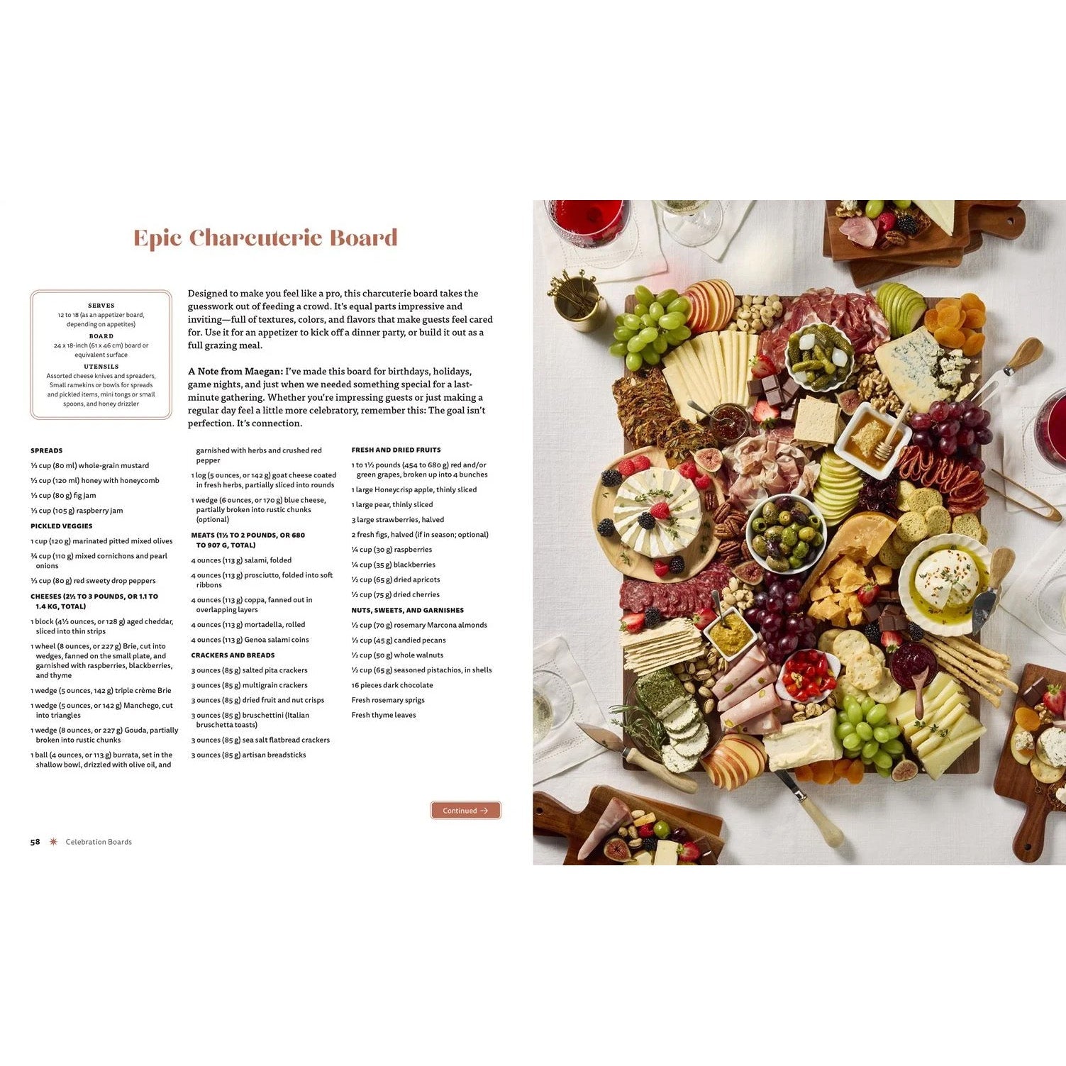 Celebration Boards Cookbook