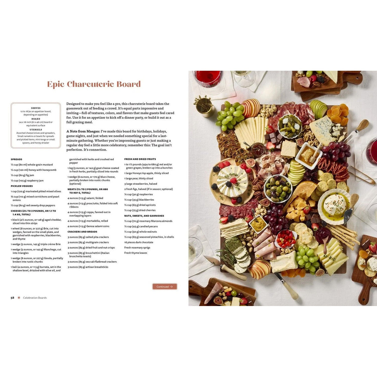 Celebration Boards Cookbook